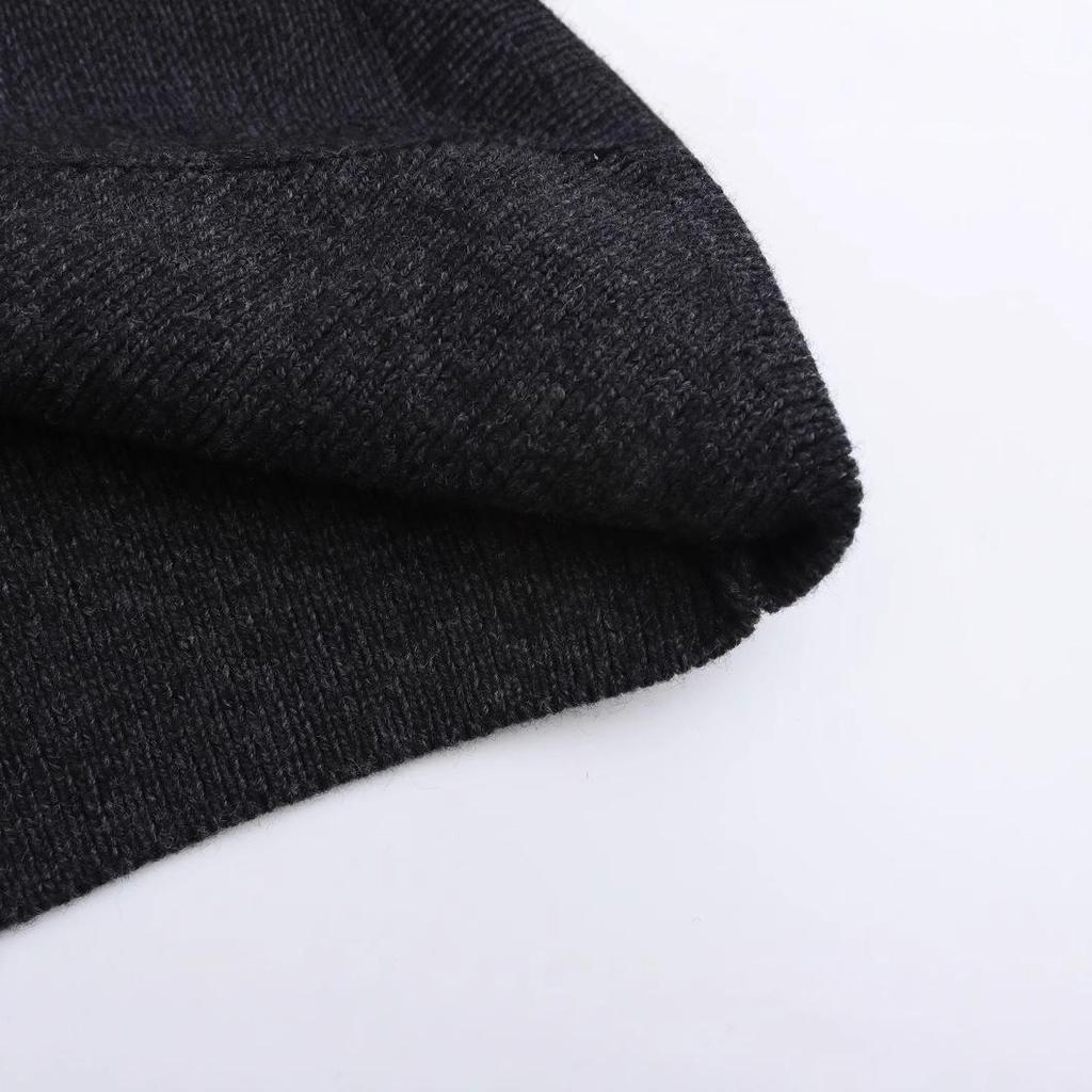 Elegant V-neck Double-breasted Knitted Cardigan - Women's Autumn/Winter Fashion