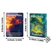 Mystischer Wald Orakelkarten 9*6.7cm Spirituelle Führung & Seelenwachstum Deck 50 Stück Orakelkarten für tägliche Inspiration & Einsicht