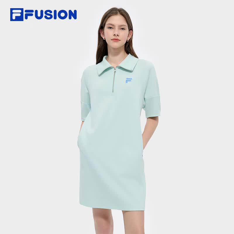 FILA FUSION Women s Knit Short Sleeve Dress L