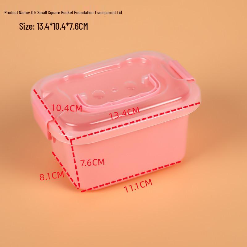 Przezroczyste Przenośne Pudełko do Przechowywania na Przekąski, Zabawki i do Użytku w Samochodzie