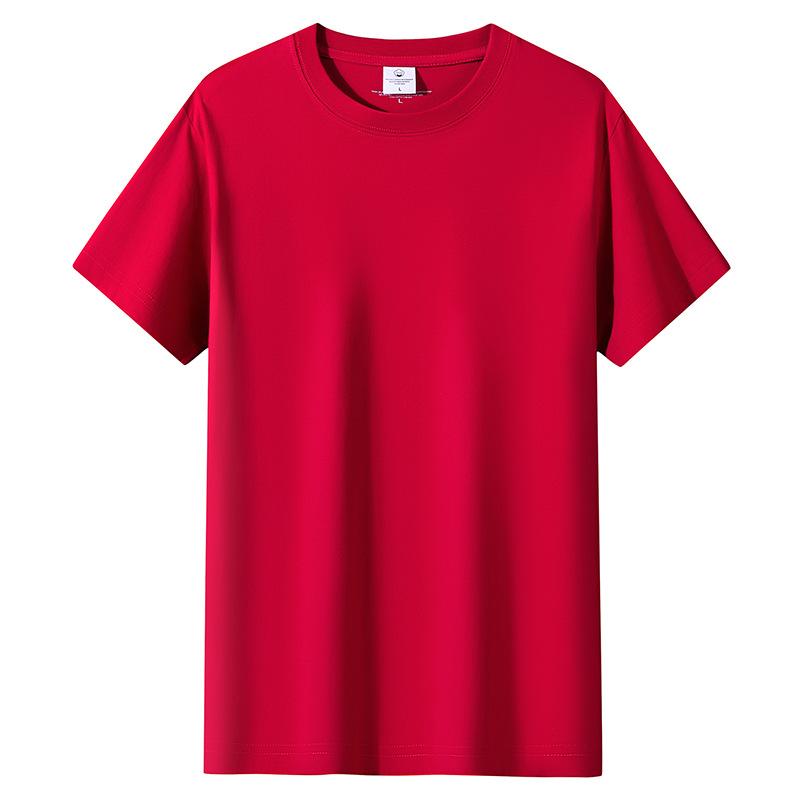 QICED Men's Fashion Casual Summer Spring O-Neck Short Sleeve Blouses & Shirts Casual Chic