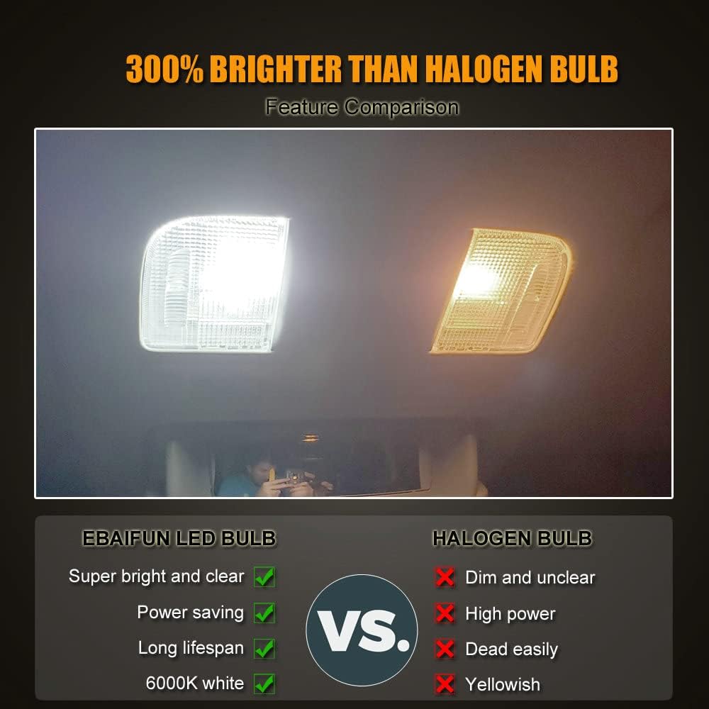 14-pc White LED Interior Light Kit Compatible with Chevrolet Chevy Silverado and GMC Sierra 1999 2000 2001 2002 2003 2004 2005 2006 Map Dome Trunk