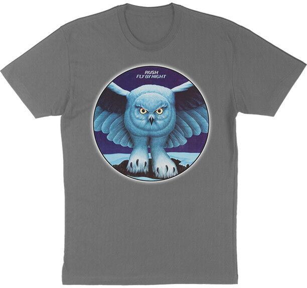 

Футболка унисекс с обложкой альбома Rush Fly By Night Circle Rock Band Merch