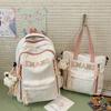 Schoolbag ink painting national style schoolbag female junior high school students high value large capacity high school students backpack male 