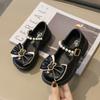 Girls Leather Shoes 2025 Spring and Autumn New Black Mary Jane Soft Sole Little Princess Girls Children Jk Single Shoes Summer Women