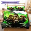Call Duty Pattern Bedding Quilt Set Quilt Cover Pillowcase Home Decoration Gift (1 * Duvet Cover + 2 * Pillowcase, Without Core)