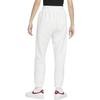 Nike Solid Color Logo Label Drawstring Lace Up Elastic Cuff Fleece Lined Knitted Sweatpants Women's Mountain White (Unisex)