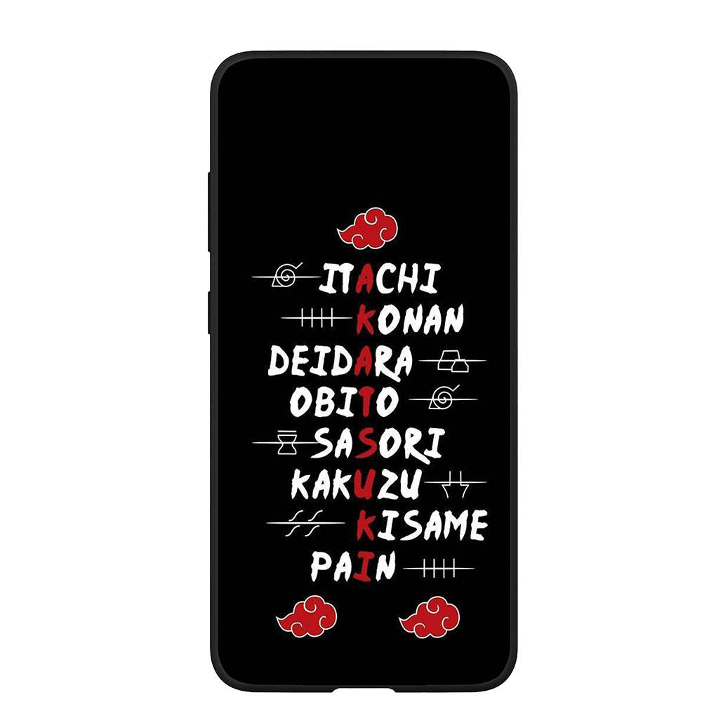 Case for Samsung Galaxy S25 S24 S23 iPhone 16 15 Xiaomi Redmi Note 14 13 12 16E 8 X 11 Pro Max XR OPPO Moto Huawei Cartoon Itachi Uchiha Naruto Cover