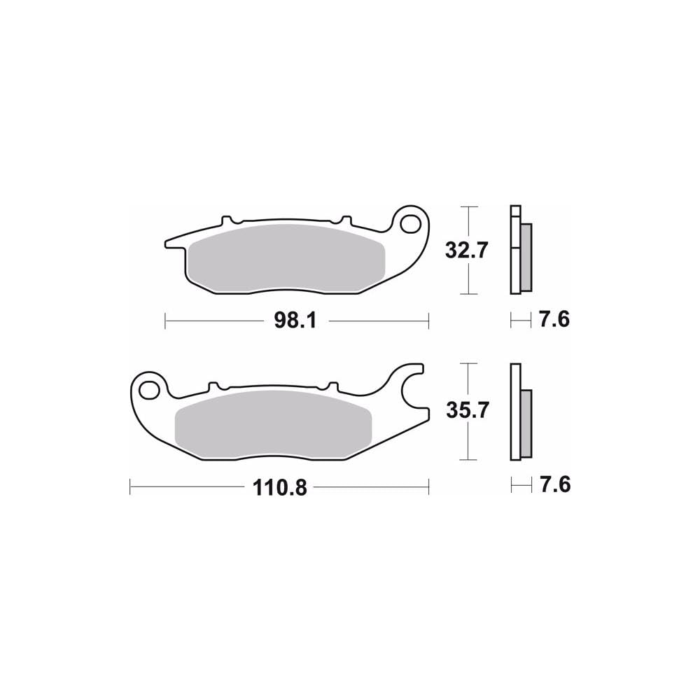 Brembo SERIEORO 07HO5606 Fren Balatası