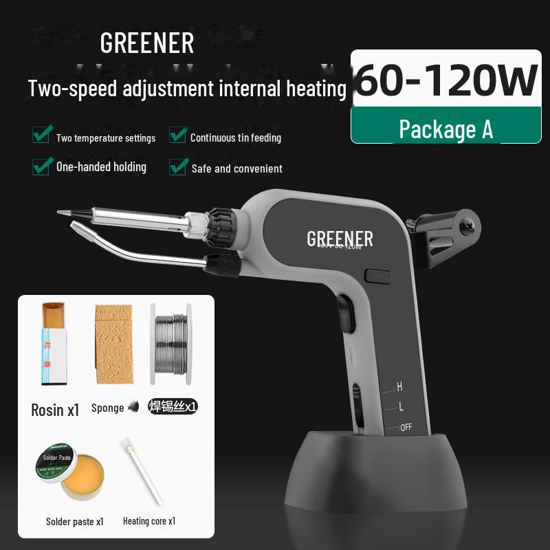 Green Forest Professional Electric Soldering Gun - Automatic Home Repair Welding Tool