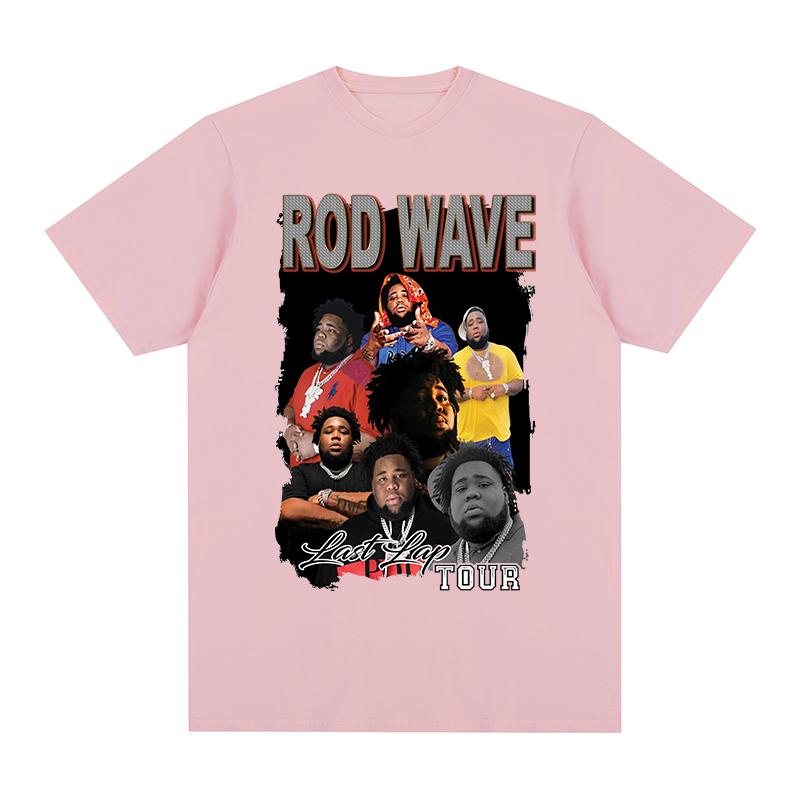 Rod Wave Rapper Vintage Tshirt Retro Home Streetwear Y2k Hip Hop Cotton Unisex T Shirt New TEE TSHIRT Womens Tops