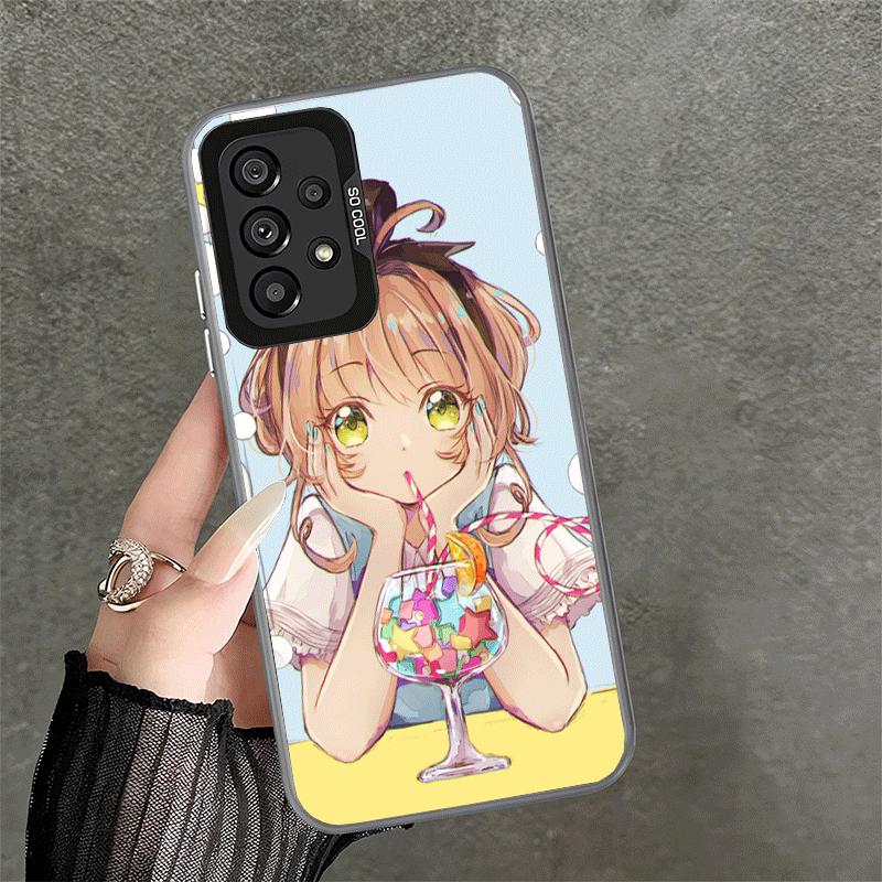 CardCaptor Sakura Anime Soft Phone Case for Samsung A17 A16 A15 A14 A13 A57 A56 A55 A54 A53 A37 A36 A35 A34 A33 A26 A25 A24 A23