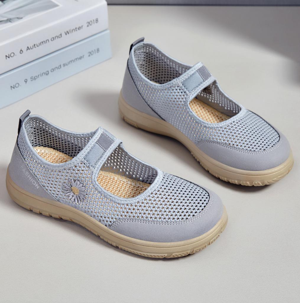Women Shoes Breathable Vulcanized Shoes Fashion Comfortable Female Dance Work Shoes Breathable Mesh Casual Walking Shoes Ladies