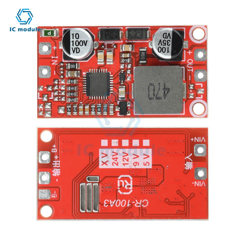 DC-DC 3A Step-Down Voltage Module 12-100V to 5V/12V Buck Converter with High Efficiency & Low Ripple for Power Supply