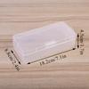 Mini Plastic Box Rectangular Box Translucent Box Jewelry Beads Container Tools Accessories Box Storage boxes Organizers Case