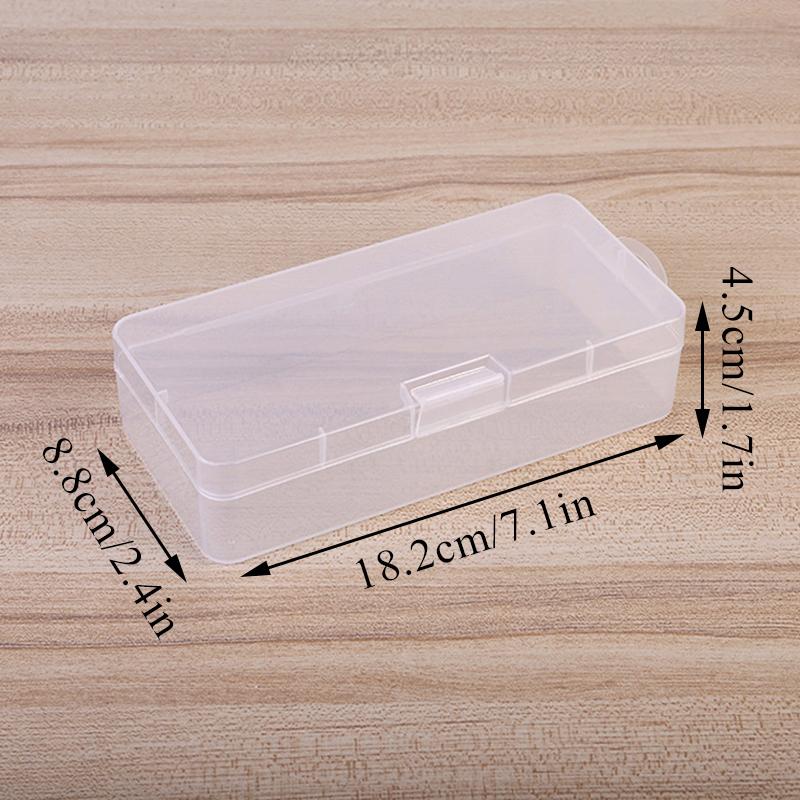 Mini Plastic Box Rectangular Box Translucent Box Jewelry Beads Container Tools Accessories Box Storage boxes Organizers Case