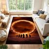 Lord Rings Area Rug Design for Entryway Study room Foyer Bedrooms Anti-slip Rug Office home decor Perfect Gift for Friends & Family