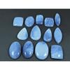 255Cts. Natural Owyhee Blue Opal Mix Shape Cabochon Loose Gemstone 13Pcs Lot C-3567
