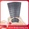 100-Piece A4 Binding Strips, 10-Hole, 7.5mm Thickness, Black