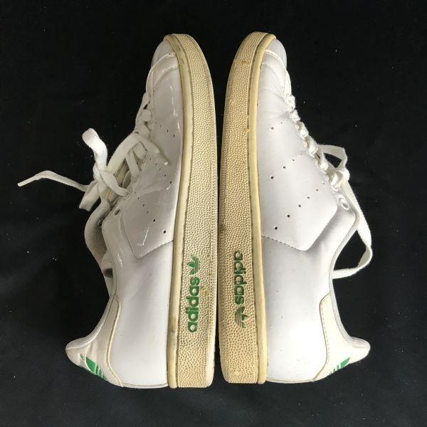 Adidas Stan Smith 2009 Green Face-less Leather Sneakers 26.5 UK8 White(USED)