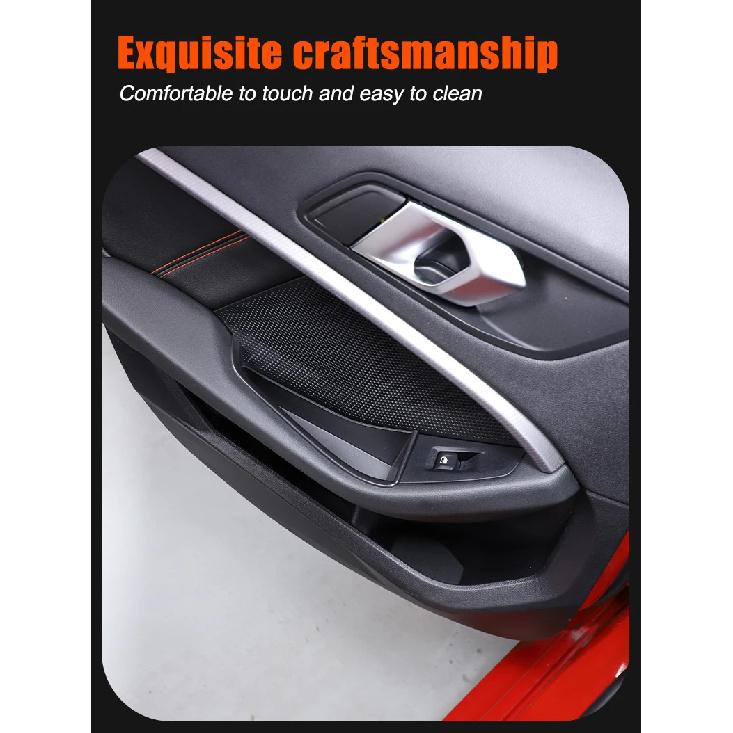 For BMW 1 2 Series F40 F44 2020+ ABS Car Front and Rear Door Inner Handle Armrest Storage Box Mobile Phone Tray Car Accessories