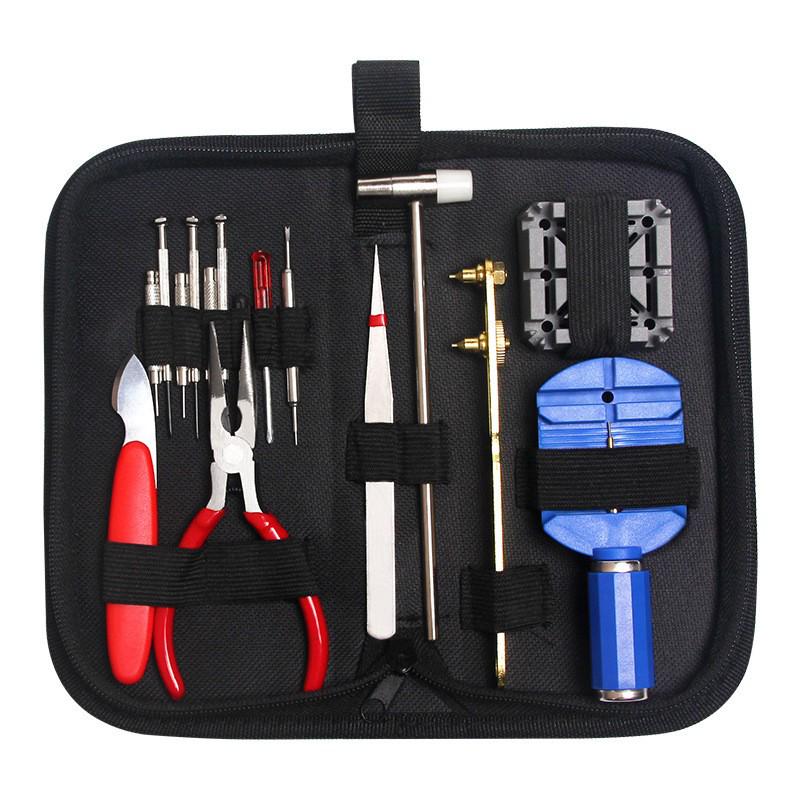 Watch Repair Tool Kit: Disassembly, Band Adjustment, Back Cover Opening, Battery Replacement