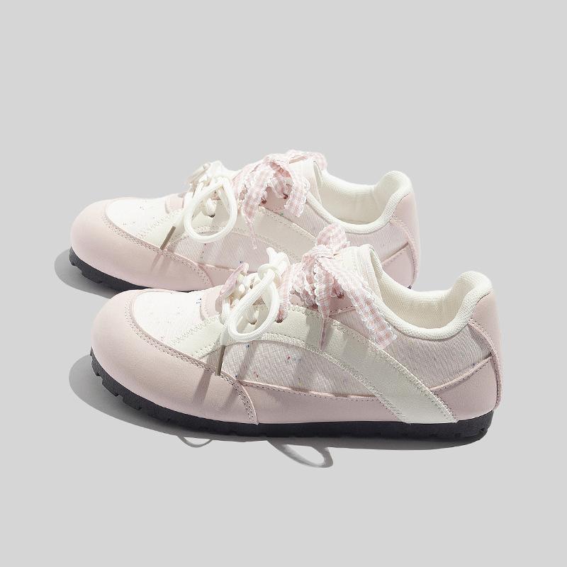 Bell Heightening Soft-soled German Training Shoes Season Casual Shoes Little White Shoes Breathable Shoes