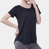 Yoga Clothes Short-sleeved Women's Loose Large-size Sports T-shirt Summer Mesh Breathable Quick-drying Fitness Clothes Running Top Women