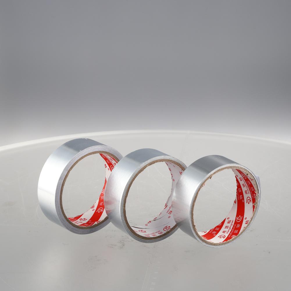 Aluminum Foil Duct Tape Professional Grade Silver Adhesive Sealing Tape for HVAC Refrigerator Heat Insulation Leak Proof Tape