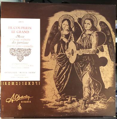 LP Record FRANÇOIS COUPERIN / GEORGES ROBERT - Messe A L'usage Ordinaire Des Paroi AMS75 Disques A Charl 1965 France Classical Used