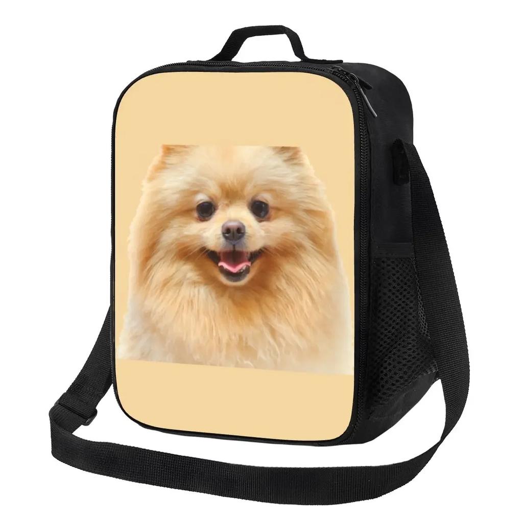 Japanese Spitz Dog Insulated Lunch Bag for Work School Pet Puppy Waterproof Cooler Thermal Bento Box Women Kids