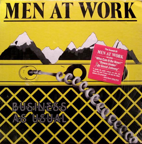 LP Record MEN AT WORK - Business As Usual ARC37978 COLUMBIA 1982 US Rock Used