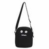 Cute Oxford Cloth Messenger Bag Mini Size Zipper Closure Crossbody Bag Cartoon Print Storage Bag Women