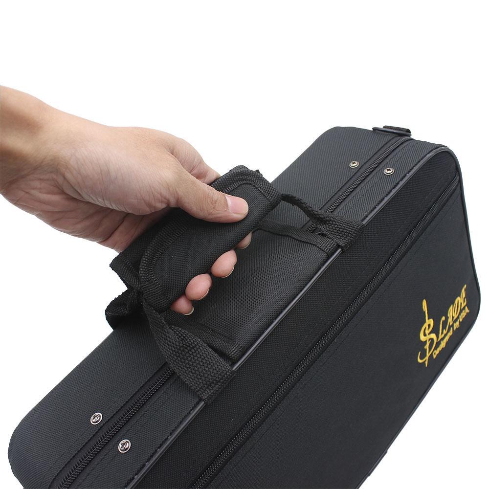 M MBAT Clarinet Suitcase Thicken Black Oxford Waterproof Cloth DIY Parts Musical Protection Box Woodwind Instrument Accessories