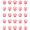 Tvoip 25Pcs/Lot New Cute 5cm/2Inch Dog Toys Pink Screaming Rubber Pig Pet Toys Squeak Squeaker Chew Gift Home Decorations