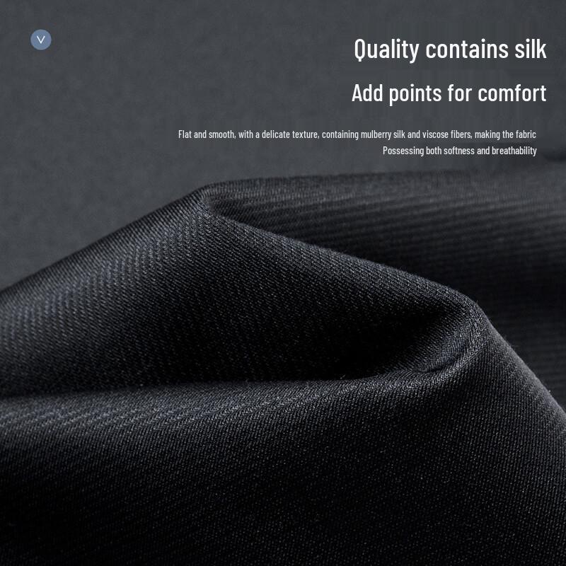 FORTEI Men's Summer Cooling Straight-Leg Trousers