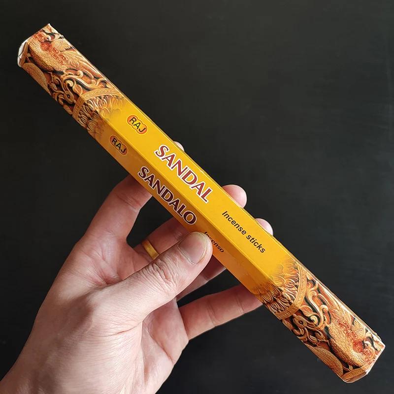 Y 20 Varillas/caja Incienso Indio Salvia Blanca Lavanda Aromaterapia LÍNEA PALO SANTO Varilla de Incienso Hogar Dormitorio Baño Fragancia para el Hogar Tibetano