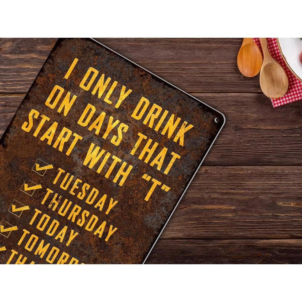 Funny Man Cave Metal Tin Signs Bar Decor Accessories Beer Club Wall Decorations for Pub Home Garage Bar Gifts for Men Home Decor