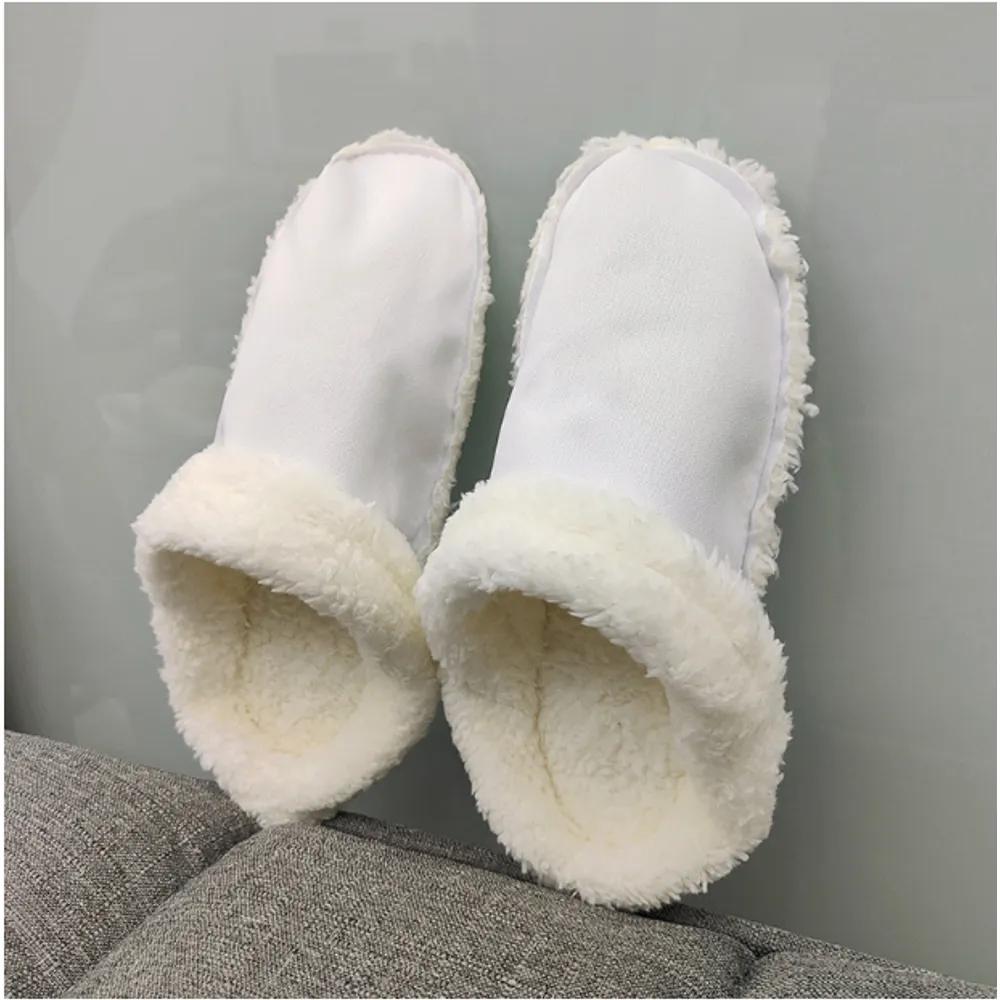 Crocs Compatible Detachable Fur Lined Clogs Pearl Thermal Protection