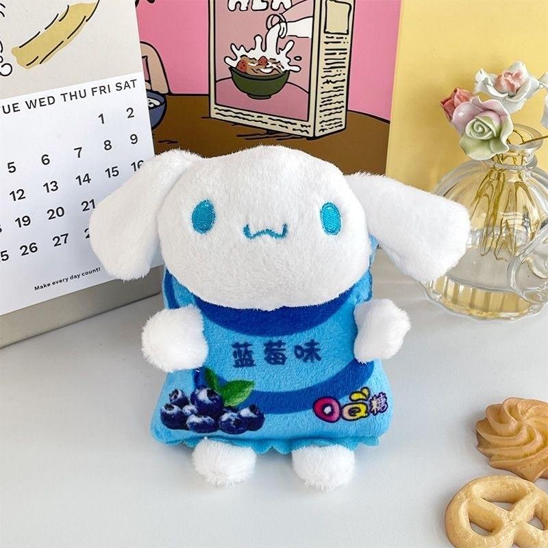 Adorable Sanrio Plush Toy Kuromi Melody Cute Chip Keychain Soft Cinnamon Doll Cinnamoroll