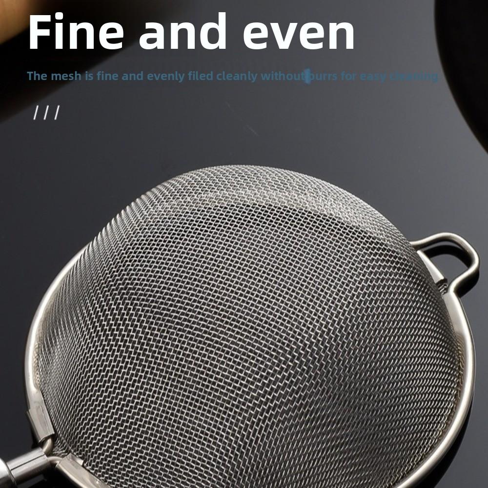 8.5cm 10cm Matcha Sifter Stainless Steel Fine Mesh Strainer New Food Sifters for Kitchen
