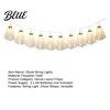 Modern Halloween Home Atmosphere Decoration String Lights with Sequin Fabric Decor Battery Operated Party Porch Decorations 10 White Ghost for Patio