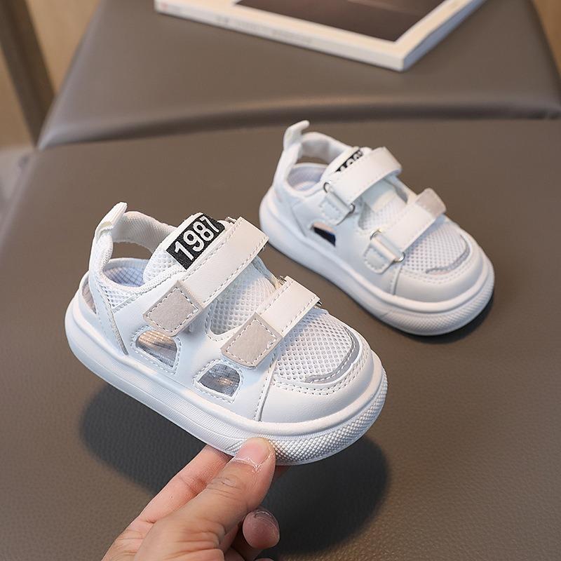 Kids Shoes Summer Children's Sport Sandals Boys' Breathable Mesh Shoes Korean Style Girls' Hollow-out Sneakers Baby Shoes Small Kids