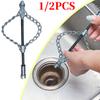 Flex-Shaft Sewer Descaling Chain Stainless Steel Pipe Maintenance Tool Spring Oil Plugging Pipe Dredger for Pipeline Blocks