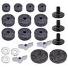 21-Piece Drum Set Accessories Drum Set Felt Pads Set Felt Anti-Slip Drum Set Set