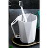 400ml Geometric Toothbrush Cup Portable Simple Plastic Couple Rhombus Mouthwash Cup Drinking Cups for Home Travel