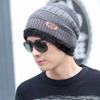 Scaldaorecchie Invernali da Uomo e Cappello in Maglia di Velluto con Protezione per il Collo Ispessita - Set da Due Pezzi