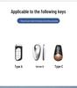 Protective Key Case for Lantu FREE 21 Model - Key Shell Buckle for Men and Women