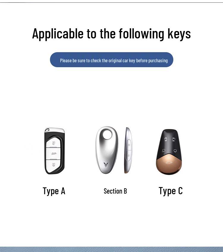 Protective Key Case for Lantu FREE 21 Model - Key Shell Buckle for Men and Women