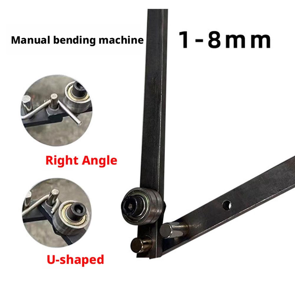 Heavy-Duty Reinforced Steel Iron Wire Hanger Bending Machine Manual Anchor Hook Copper Iron Bar Bracket Bending Tool